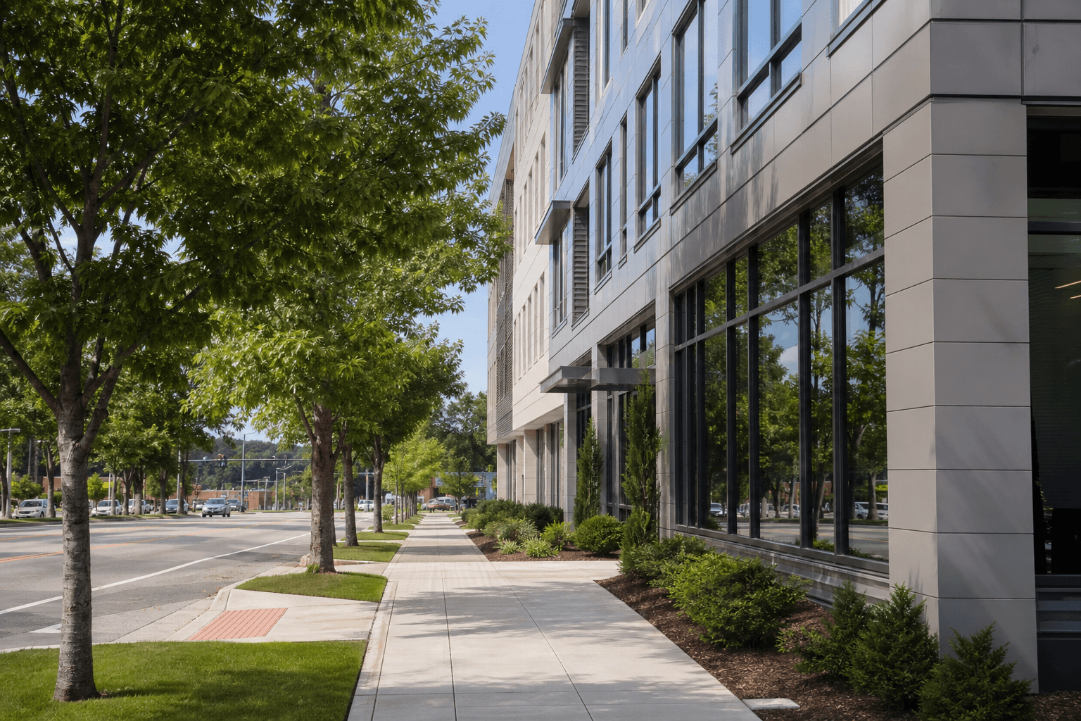 Exterior arrival for physician-led weight-loss care near Buckhead and Brookhaven