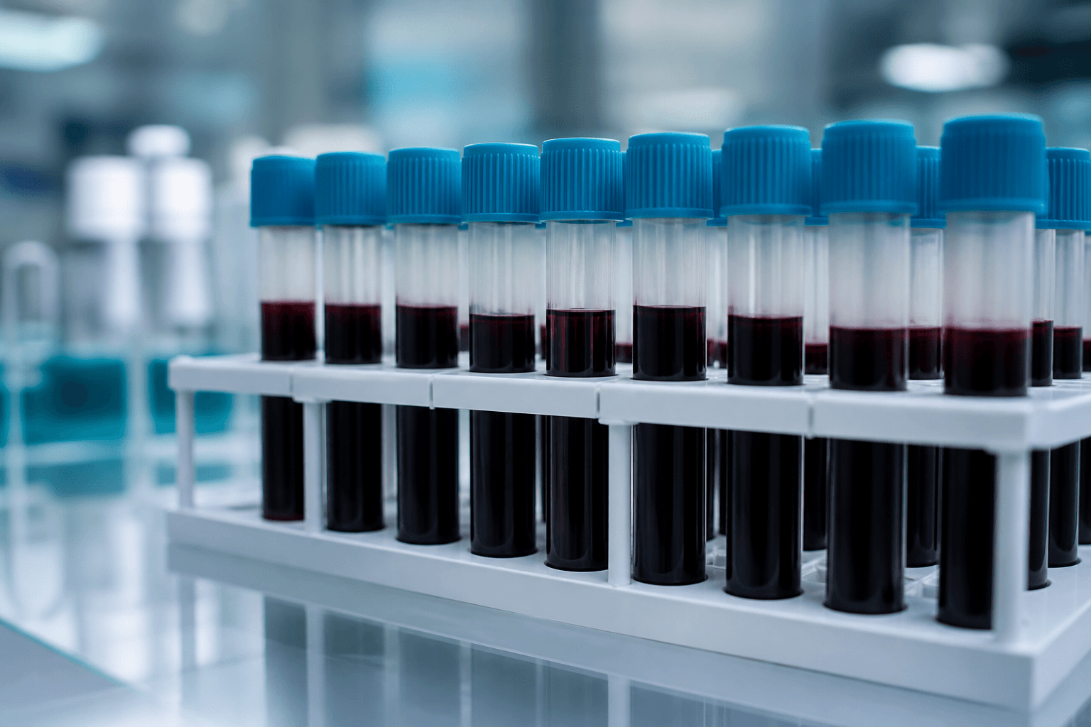 Clinician reviewing metabolic laboratory results used in weight-management care